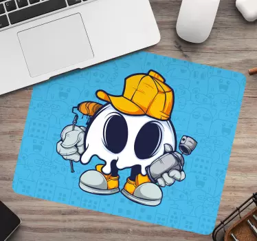 Gaming podloga za miš ghost worker lik - TenStickers