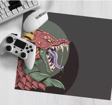 Gaming podloga za miš glava divljeg zmaja - TenStickers