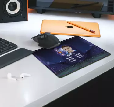 gaming podloga kartica igrača nogometaKartica igrača nogometa - TenStickers
