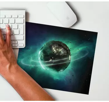 Gaming podloga za miš mistična planetarna aura - TenStickers