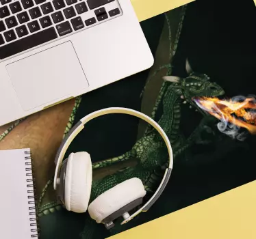 Gaming podloga za miš osvetnički zmaj u bitci - TenStickers