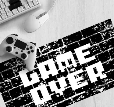 Gaming podloga za miš pixelizirani kraj igre - TenStickers
