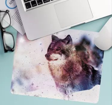 Gaming podloga za miš portret veličanstvenog vuka - TenStickers
