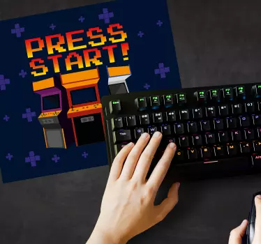 Gaming podloga za miš retro arkadne igre - TenStickers