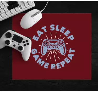 Gaming podloga za miš s citatom gamerskog života - TenStickers