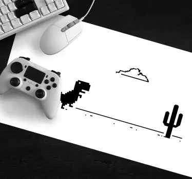Gaming podloga za miš s dinosaurima i kaktusima - TenStickers