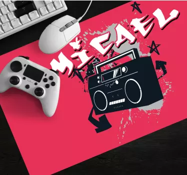 Gaming podloga za miš s grafikom retro boomboxa - TenStickers