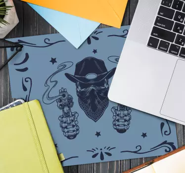 Gaming podloga za miš s ilustracijom kauboja - TenStickers