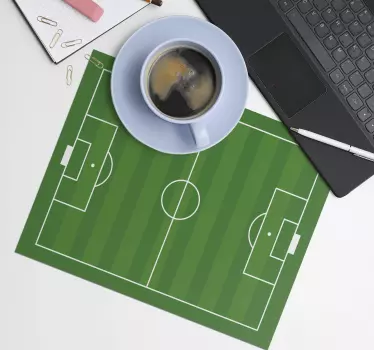 Gaming podloga za miš s motivom nogometnog terena - TenStickers