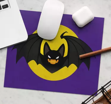 Gaming podloga za miš s natpisom užasna Šišmiš emblema - TenStickers