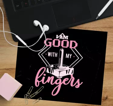 Gaming podloga za miš s neobičnim izjavama - TenStickers