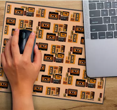Gaming podloga za miš s retro uzorkom kasete - TenStickers