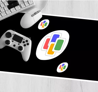 Gaming podloga za miš s šarenim kartama igre - TenStickers