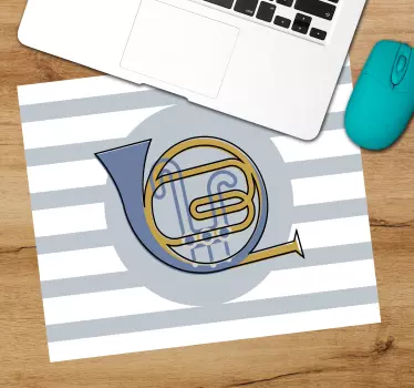 Gaming podloga za miš s simbolom glazbenog instrumenta - TenStickers