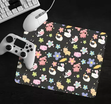 Gaming podloga za miš s simpatičnim životinjama - TenStickers