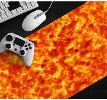 Gaming podloga za miš s teksturom vatrene lave - TenStickers