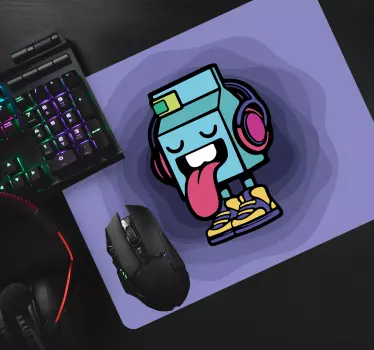 Gaming podloga za miš s veselim crtanjem lika - TenStickers