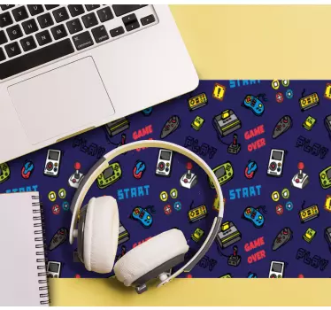 Gaming podloga za miš s veselim uzorkom joysticka - TenStickers