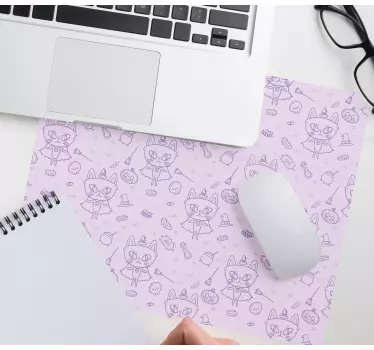 Gaming podloga za miš s znatiželjnim mačkama - TenStickers