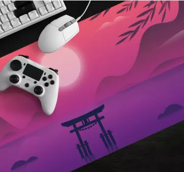 Gaming podloga za miš serene planinske zalaske sunca - TenStickers