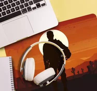 Gaming podloga za miš silhouette adventurer redux - TenStickers