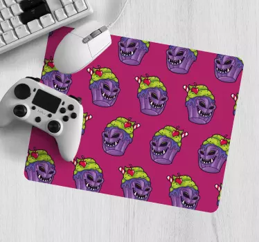 Gaming podloga za miš slatki čudovišni cupcakes - TenStickers
