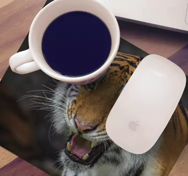 Gaming podloga za miš slika divljeg tigra - TenStickers