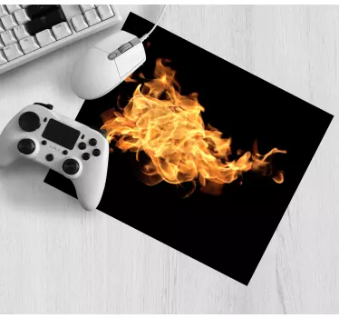 Gaming podloga za miš u vatrenim apstraktnim uzorcima - TenStickers