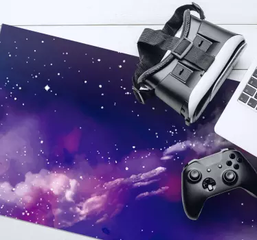 Gaming podloga za miš uz uzorke kozmičke maglice - TenStickers