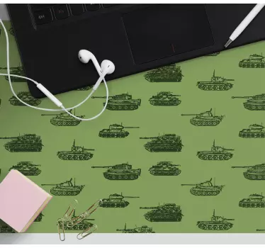 gaming podloga za miš uzorak vojnog vozila - TenStickers