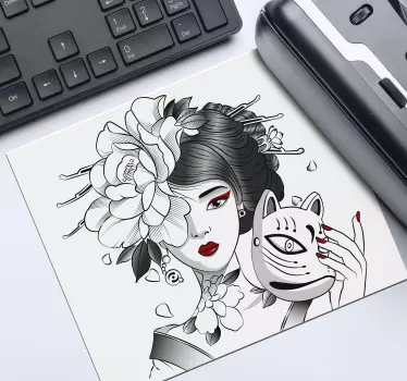 Gotička anime djevojka podloga za miš - TenStickers