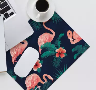 Jastučić za miš flamingos s uzorcima - TenStickers