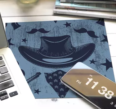 Kaubojski šešir, bandada i revolver miš - TenStickers