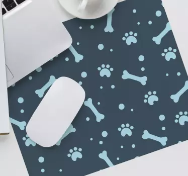 Kosti i pseće šape jastučići miša - TenStickers