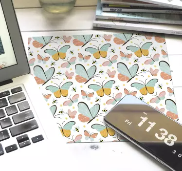Leptiri i pčele leptir miš podloga - TenStickers