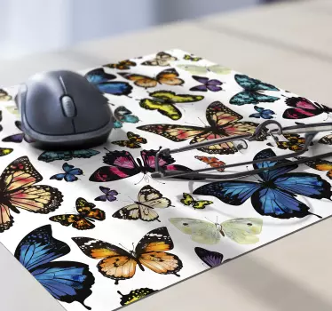 Lijepi i šareni leptirići leptir podloga za miš - TenStickers