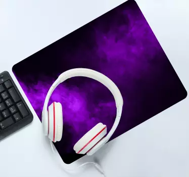 Ljubičasta dimna pozadina više podloga za miš - TenStickers