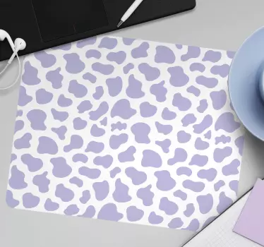 Ljubičasti kravlji ispis uzoraka podloga za miša - TenStickers