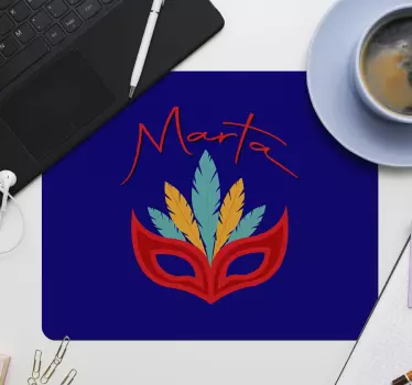 Maska pulcinella originalna podloga za miša - TenStickers