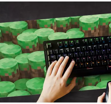 Minecraft gaming vinilna podloga za miša - TenStickers