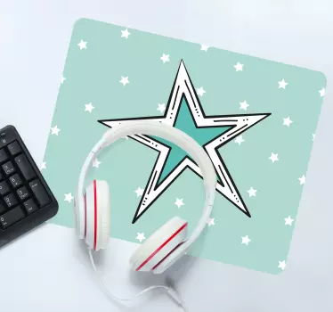 Moderna šarena zvijezda originalna podloga za miš - TenStickers