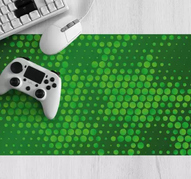 Neonske zelene točkice gaming vinilna podloga za miš - TenStickers