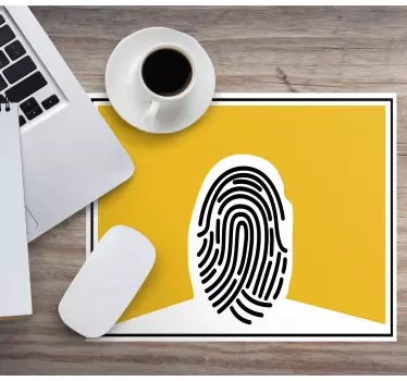 Otisak prsta apstraktna umjetnost podloga za miša - TenStickers