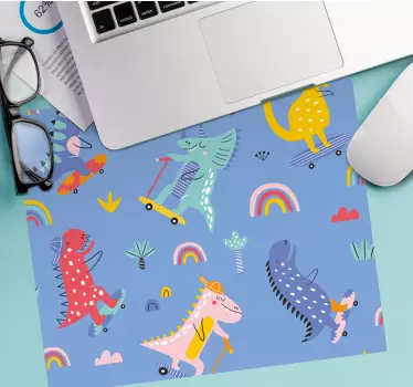 Podloga za miš anime Čarobne avanture dinosaura - TenStickers
