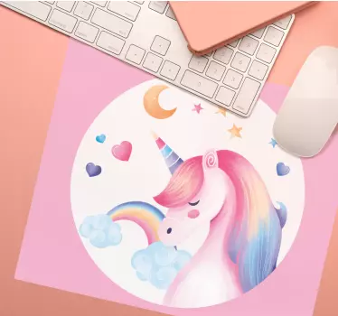Podloga za miš hirovita fantazija jednoroga - TenStickers