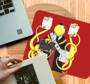 Podloga za miš anime s prijateljskim hobotnicom - TenStickers