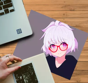 Podloga za miš anime s šarmantnim anime likom - TenStickers