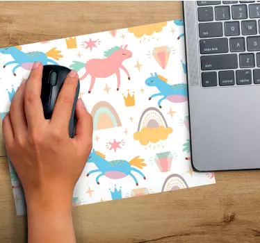 Podloga za miš anime s simpatičnim uzorcima jednoroga - TenStickers