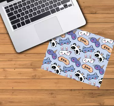 Podloga za miš anime s simpatičnim životinjama - TenStickers