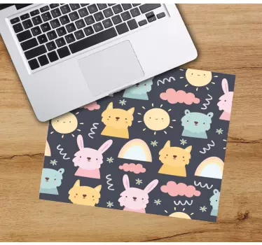 Podloga za miš anime slatki životinjski uzorak - TenStickers